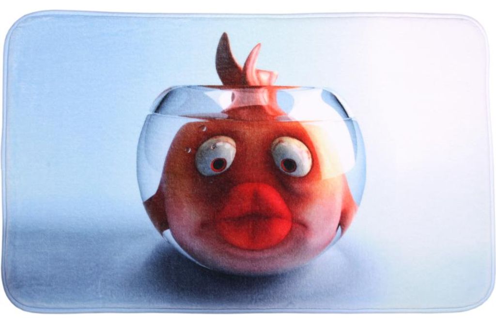 Tapis de bain SANILO® Poisson rouge 70 x 110 cm Image du produit 
