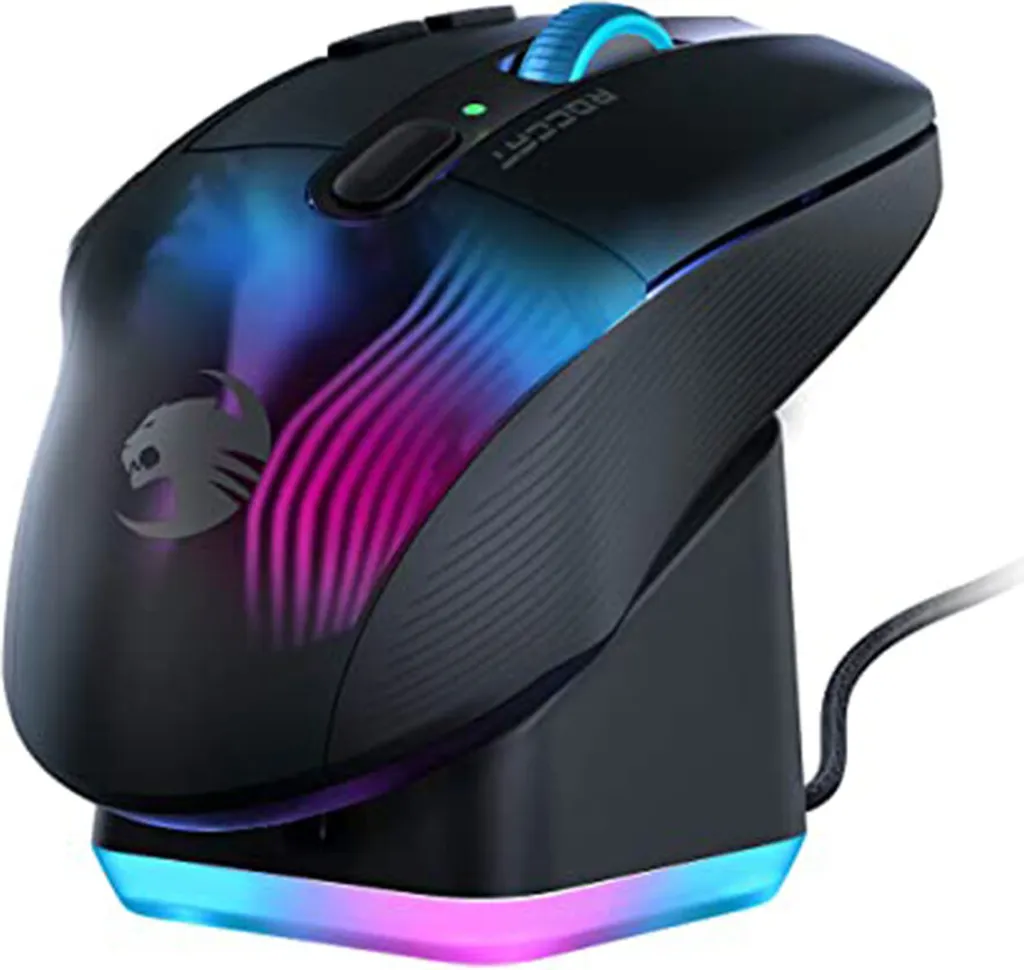 Roccat Kone XP Air Noir Souris de jeu sans fil avec éclairage RGB 3D