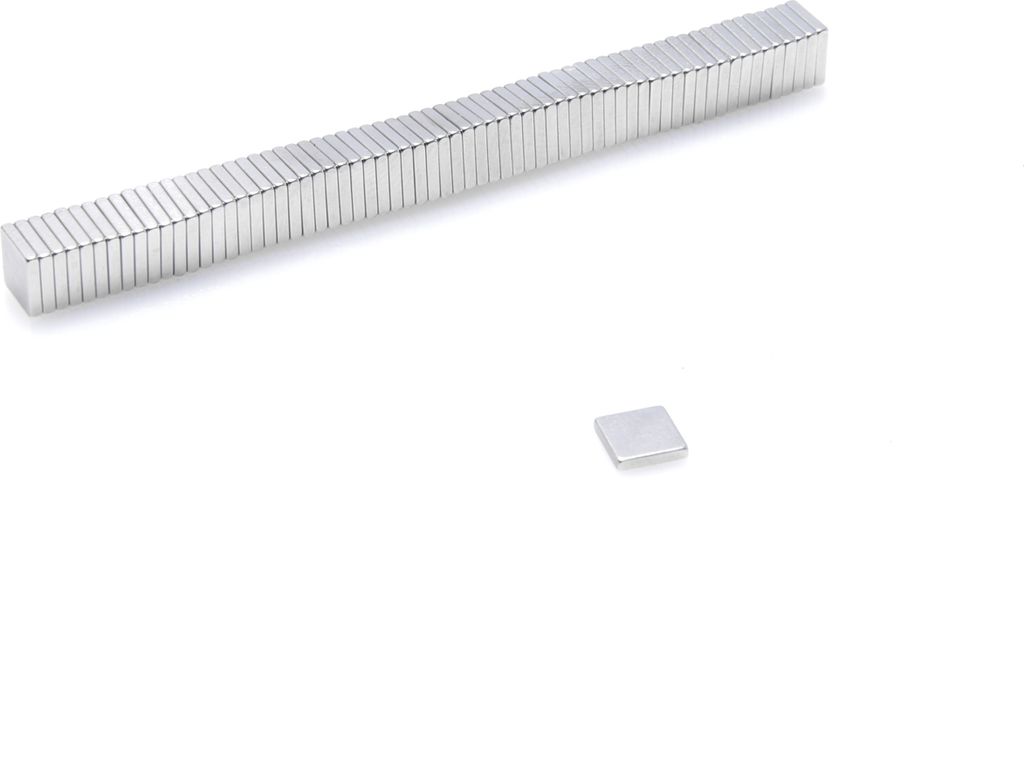 Mini Magneti Al Neodimio 3x3x1 Mm - Set Da 20 Piccoli Magneti Super Forti Per Lavagne E Hobby