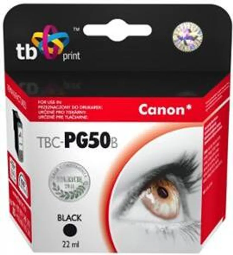 Cartouche TB Print TBC-PG50B remanufacturée pour Canon PG-50 Noir