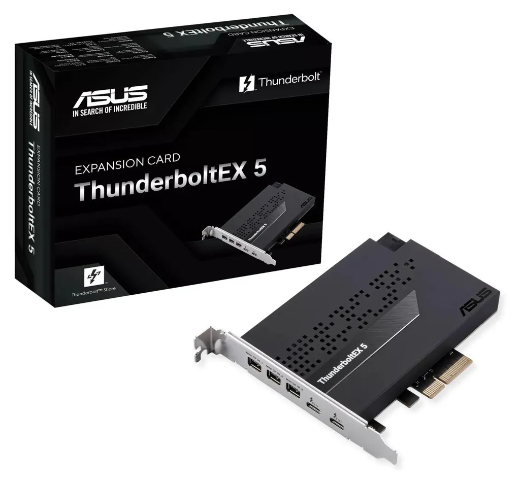 Carte ASUS Thunderbolt 5 résout les transferts lents sur PC