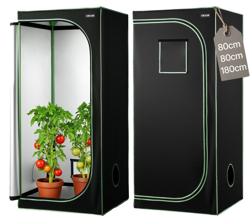 VEVOR, tienda de cultivo, 80x80x180 cm, caja de cultivo de Imagen del producto 