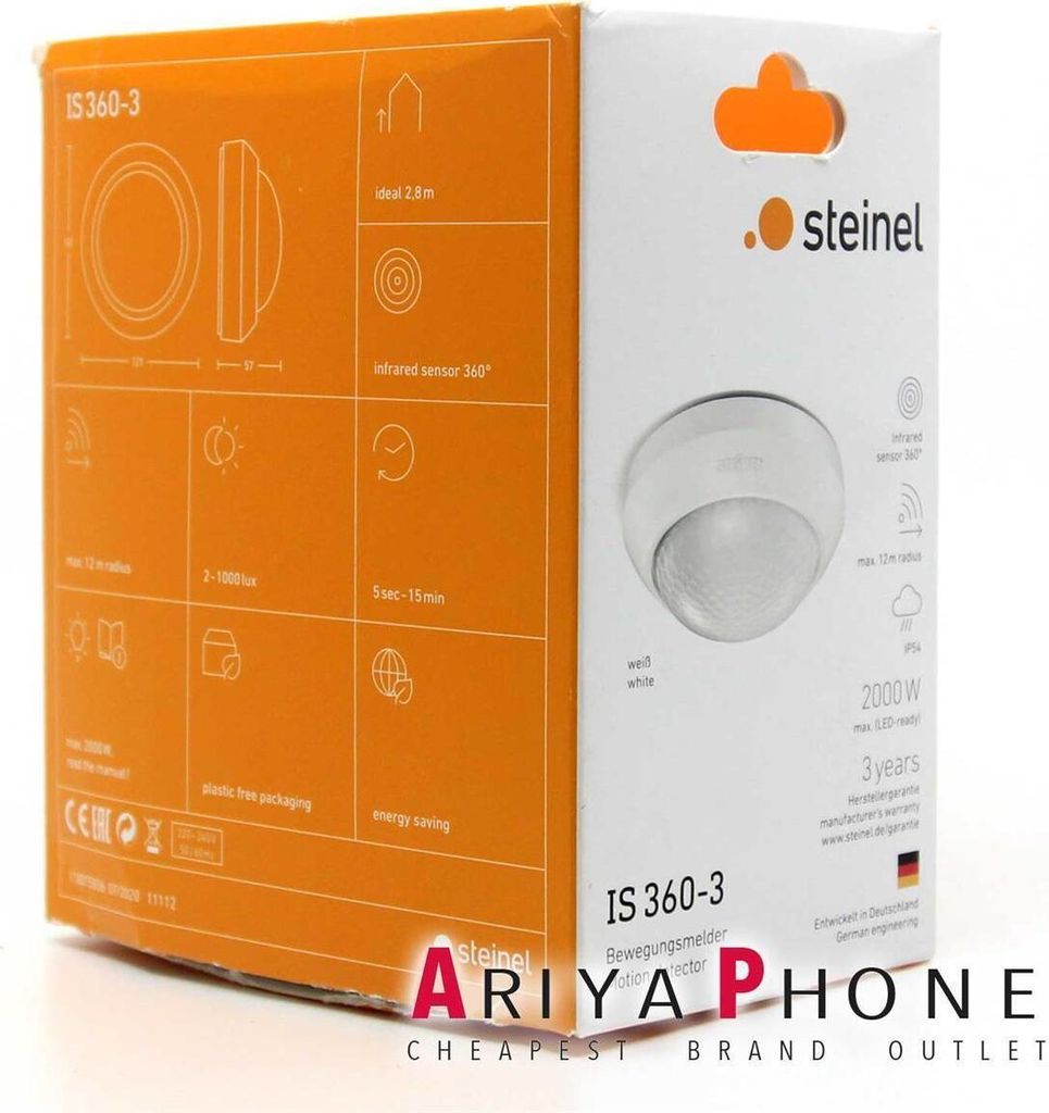 STEINEL IS 360-3 Detektor pohybu Obrázek produktu 