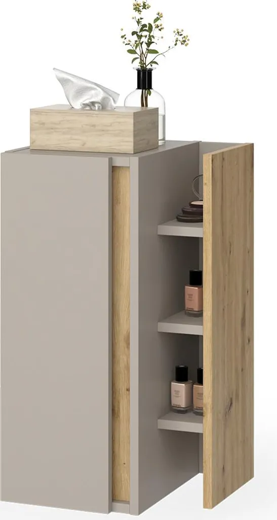 Aménager une petite salle de bain avec le meuble Vicco Edelin 60 cm