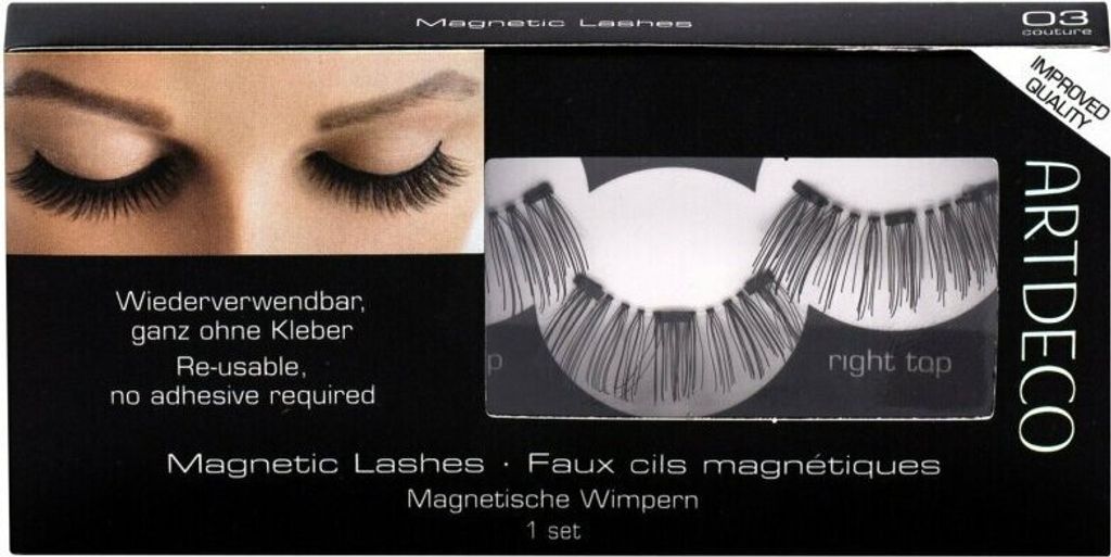 ARTDECO Magnetische wimpers, losse wimpers, zwart, voor Productafbeelding 