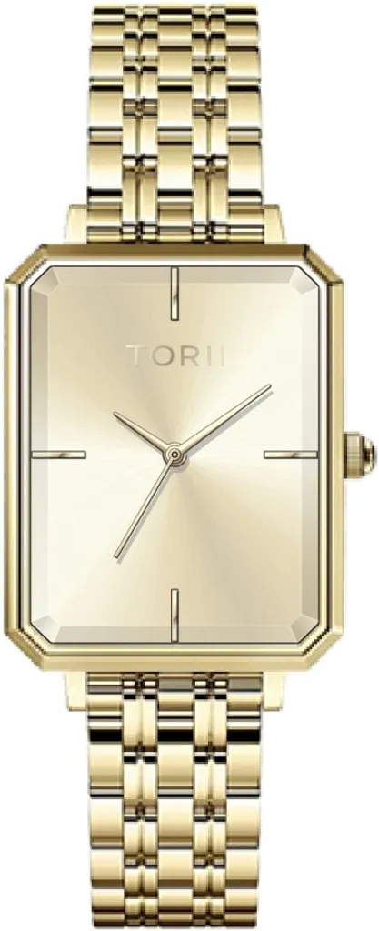 Montre analogique pour femme Torii ornée d'or brillant