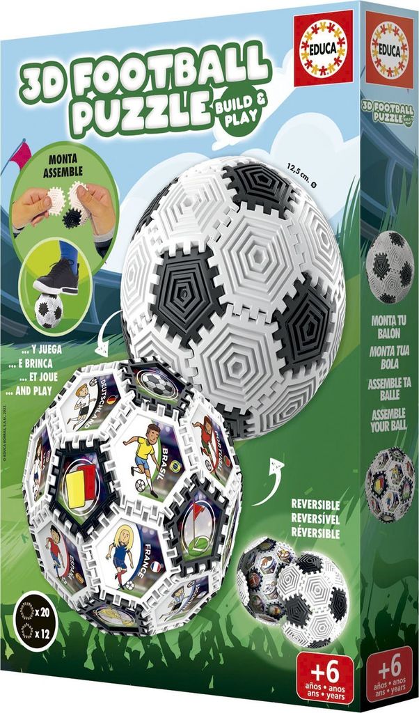 casse-tête 3D Educa (32 pièces) Fussball Image du produit 