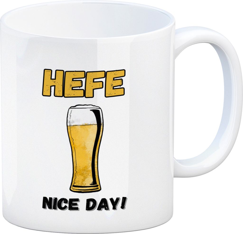 Hefe nice day! Hefeweizen Bier Kaffeebecher