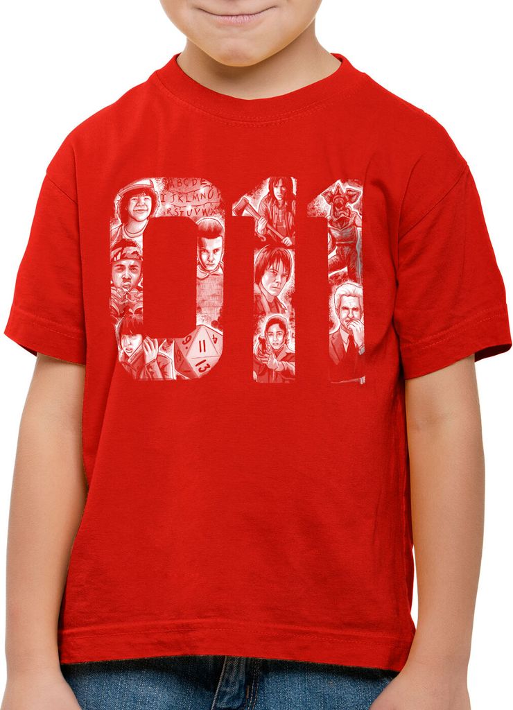 style3 Eleven 11 Kinder T-Shirt demogorgon elfie dustin