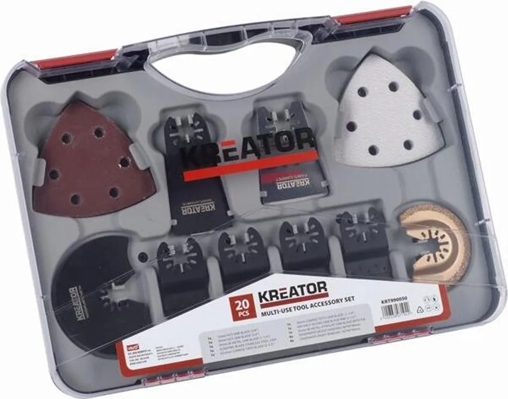 Pack rénovation pour outil multifonction : lames de scie et ponçage 20pcs