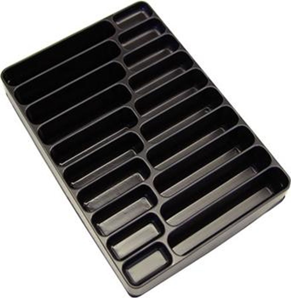 Einleger / Einteiler schwarz 20-fach