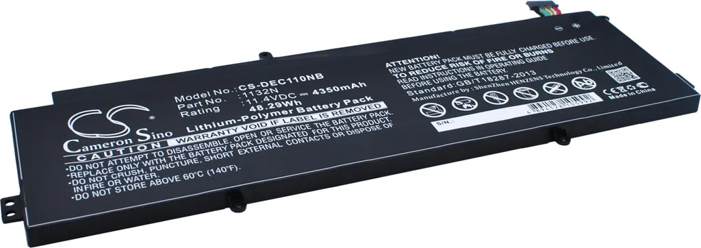 Batteria Dell Chromebook 11 Techtek - Ricambio 01132N CB1C13 50Wh
