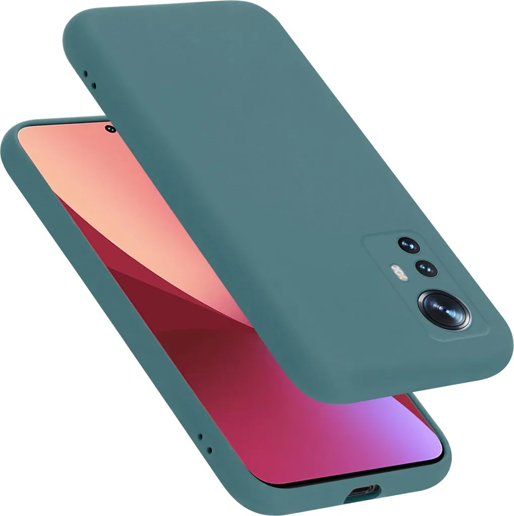 Cadorabo Custodia Protettiva Xiaomi 12/12X Verde - Eleganza in TPU Etui