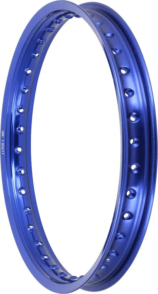 Jante en alliage 1,6 x 17 pouces bleu anodisé pour Simson S53 et S83