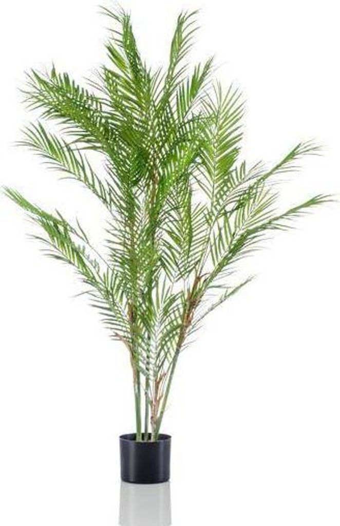 Künstliche Bergpalme 120cm – Chamaedorea Elegans Kunstpflanze Palme