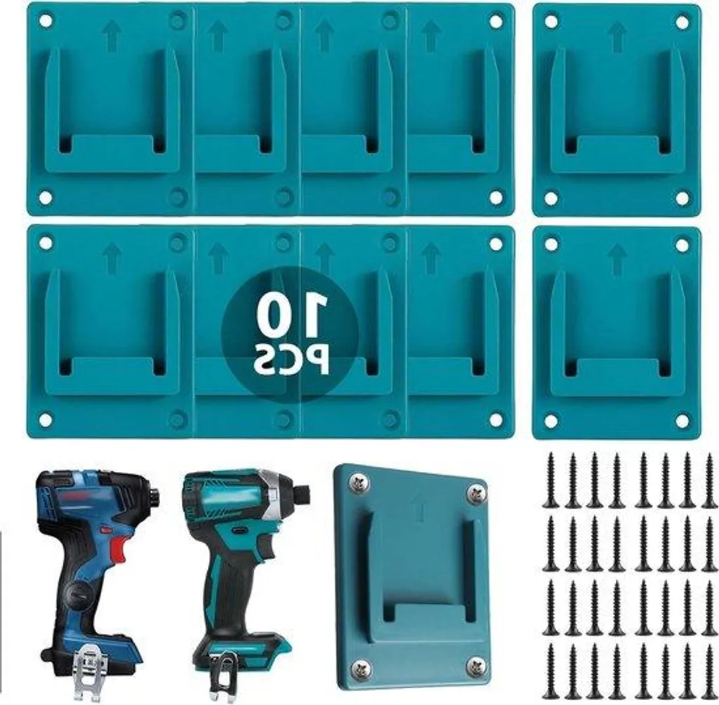 Organiseur d'embouts pour perceuse 18V - Set de 10 supports pour le travail
