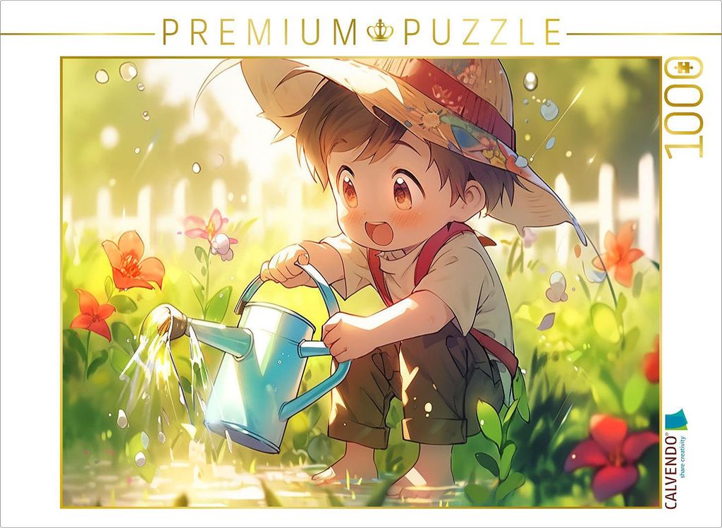 CALVENDO Puzzle Gartenarbeit | 1000 Teile Lege-Größe 64x48cm Foto-Puzzle für glückliche Stunden