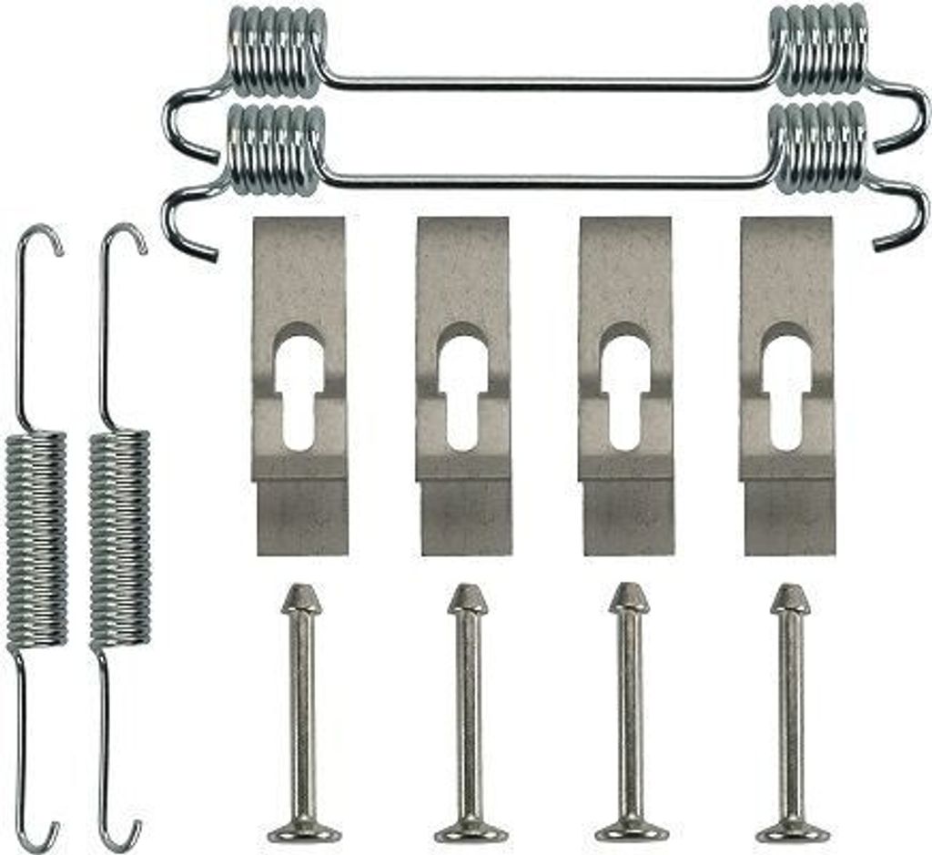 Zubehörsatz Feststellbremsbacken Zubehörsatz Bremsbacken TRW hinten 185 mm passend für MERCEDES-BENZ M-Klasse (W163) für CHRYSLER 300 C Touring