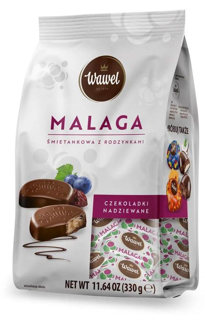 Wawel "Malaga" Konfekt mit Weintrauben 330g Produktbild 