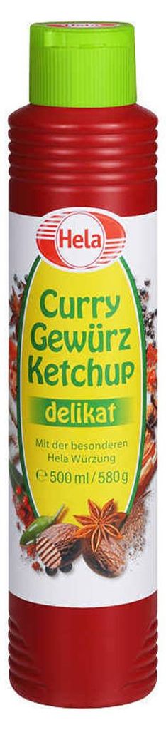 Hela Gewürz Ketchup Curry delikat mit lieblich würziger Produktbild 