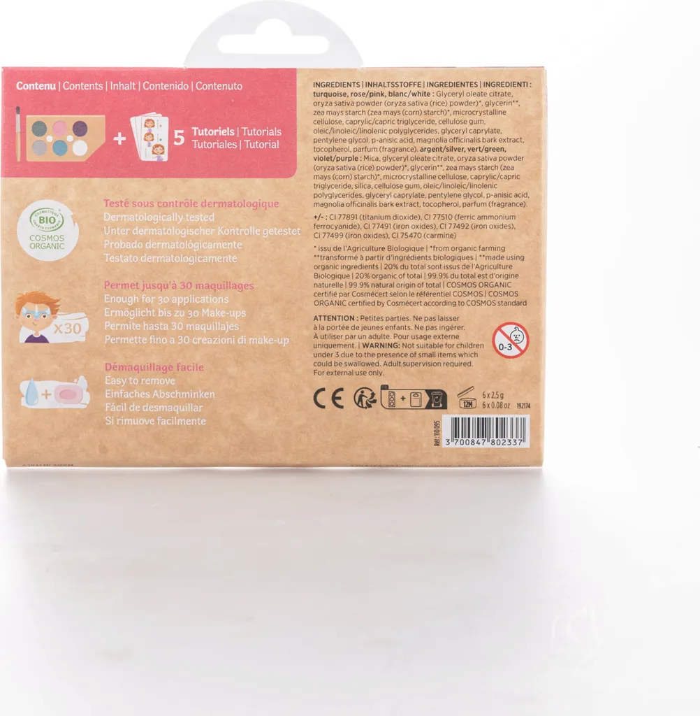 Kit de maquillage enfants mondes magiques 6 couleurs pour fête - 4