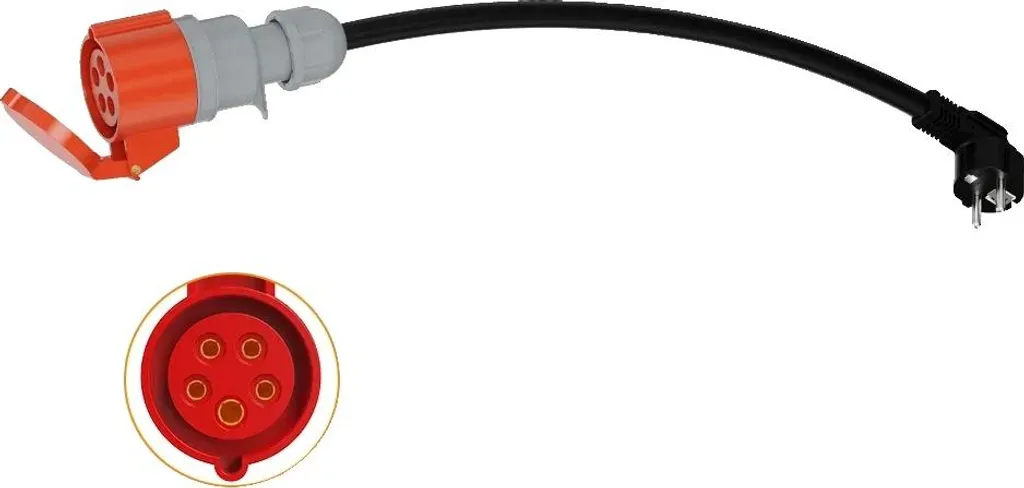 Adaptateur Prise CEE pour Chargeur Voiture Électrique vers Schuko IP65