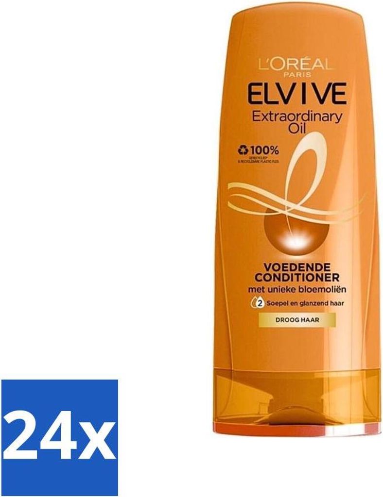 L'Oréal Elvive Außergewöhnlicher Öl-Conditioner 200 ml - Vorteilspack - 24 Stücke
