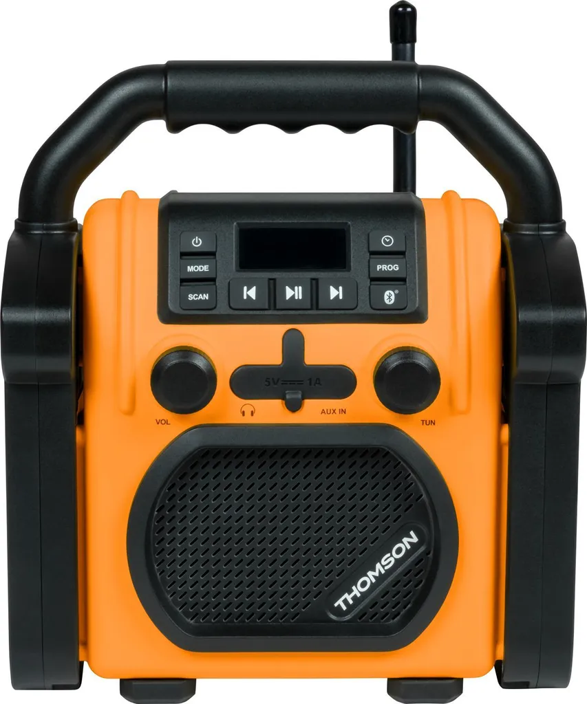 Poste radio de chantier robuste Thomson avec Bluetooth et port USB - 5