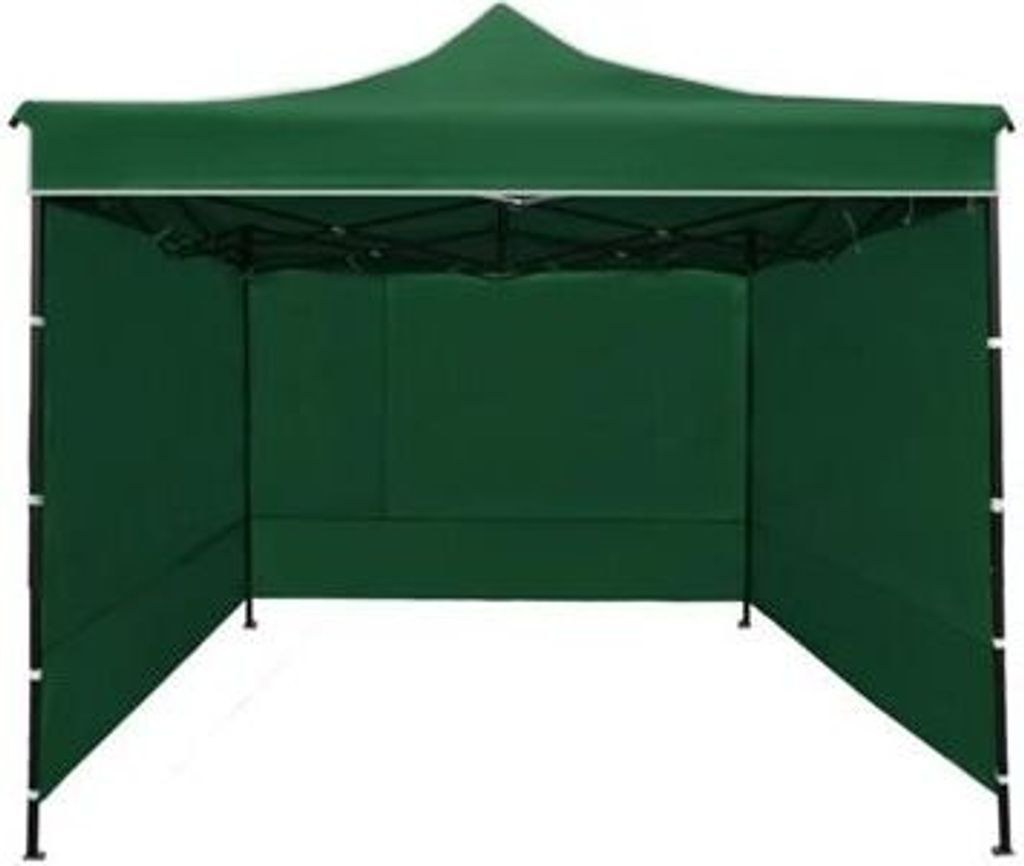 Ekspand | Faltpavillon 3x3m - Grün - Wetterfest - Ideal für Gartenpartys - Schneller Auf- und Abbau