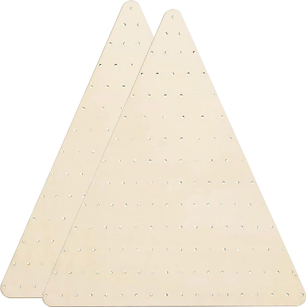 2 Stück Kranzbretter aus Holz, DIY-Kranzrahmen mit Löchern, einfach zu verwendender Kranzherstellungsrahmen für Weihnachts-, Halloween- und Part...