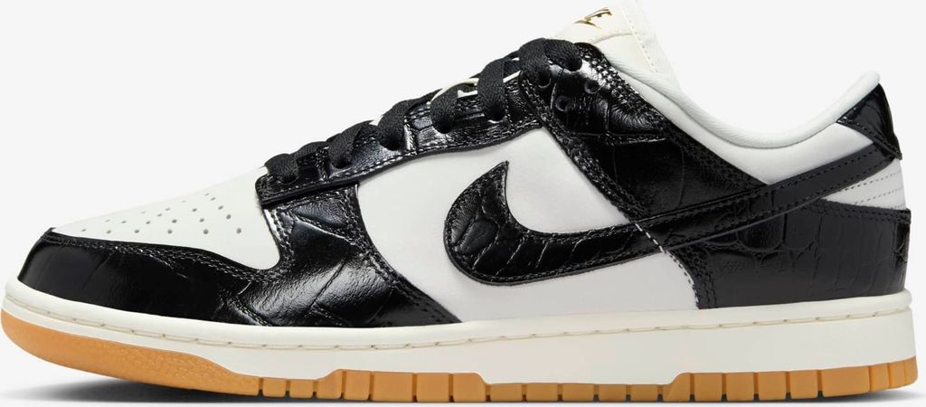 Nike Dunk Low LX "Black Croc", FJ2260-003, Größe: 45