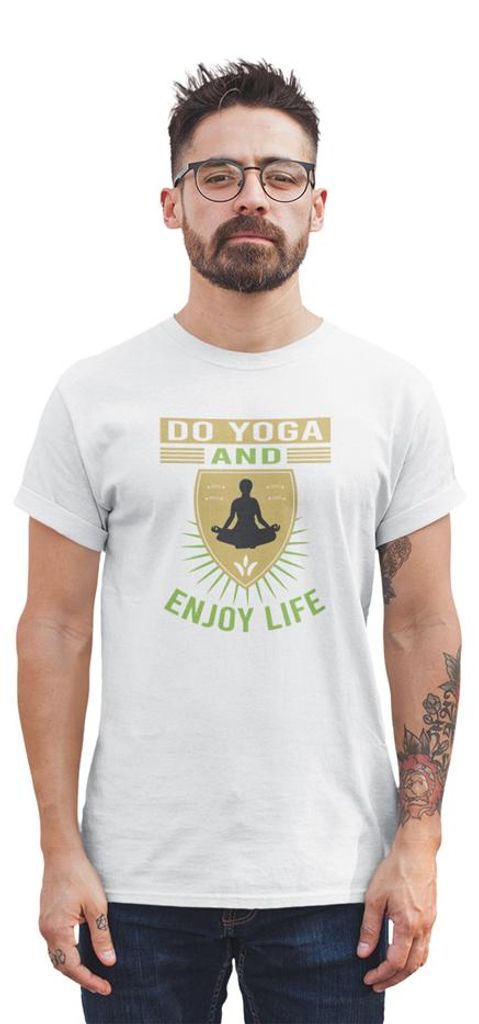 D&B Uni Polo ST00188 Yoga Weiß-Größe S