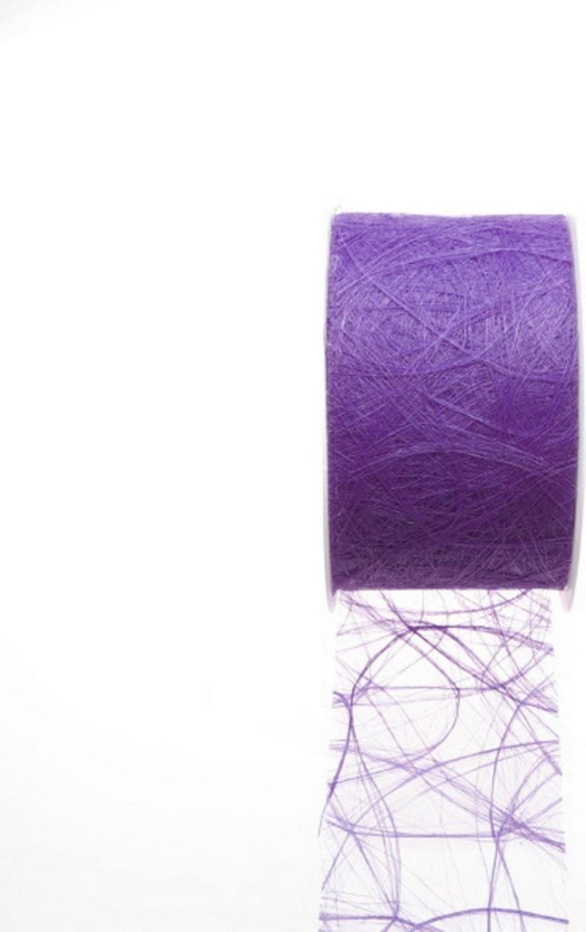 Sizoweb Tischband - Hussenband - flieder 7,9 cm Rolle 50 Meter - 64 038-R 79