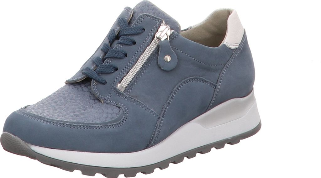 Waldläufer Schnürhalbschuhe in blau, Gr. 6