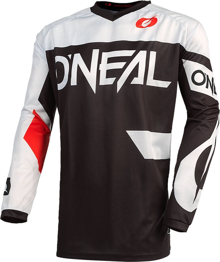 O'NEAL Herren Jersey Element Racewear , Schwarz Weiß, M