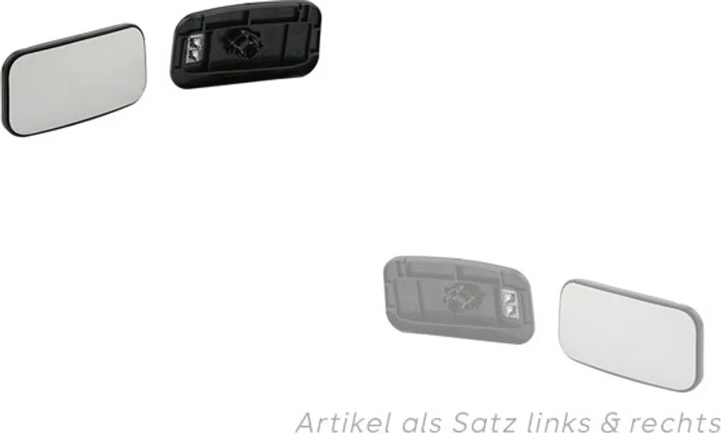 Verre de rétroviseur pour angle mort Sprinter 907 kit conducteur