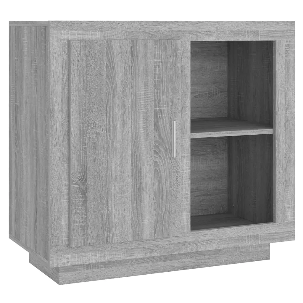 Mobile Credenza Grigio Sonoma per Soggiorno Accogliente 80x40x75
