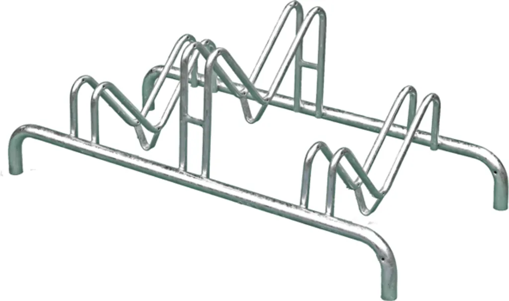 Alberts 692636 Support vélos 3 places indépendant en acier galvanisé