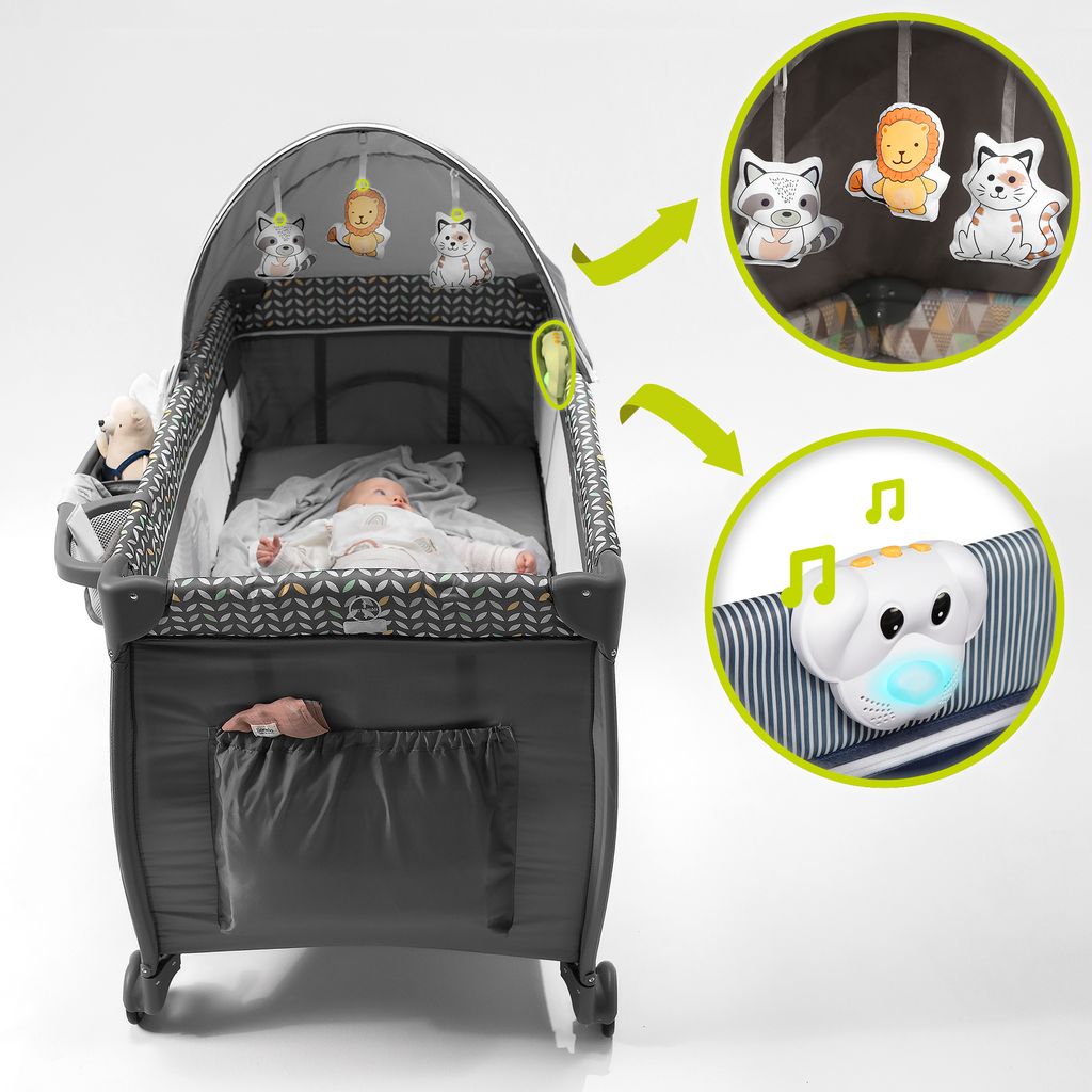 Lionelo Sven Plus 2in1 Baby Bett Laufstall Baby bis 15 kg Produktbild 10