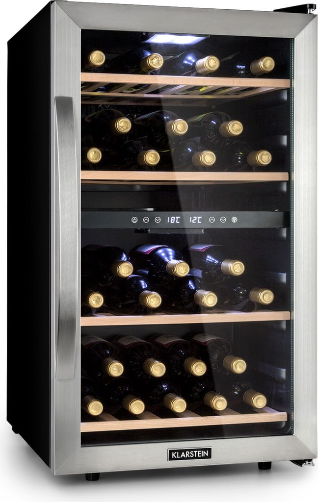Klarstein Weinkühlschrank, Getränkekühlschrank Schmal, Produktbild 1