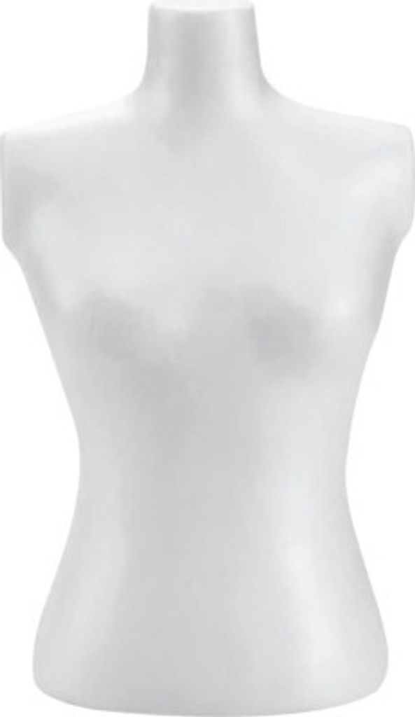 Glorex Damen Torso aus Styropor, 30 cm – zum Dekorieren, Bemalen oder Bekleben
