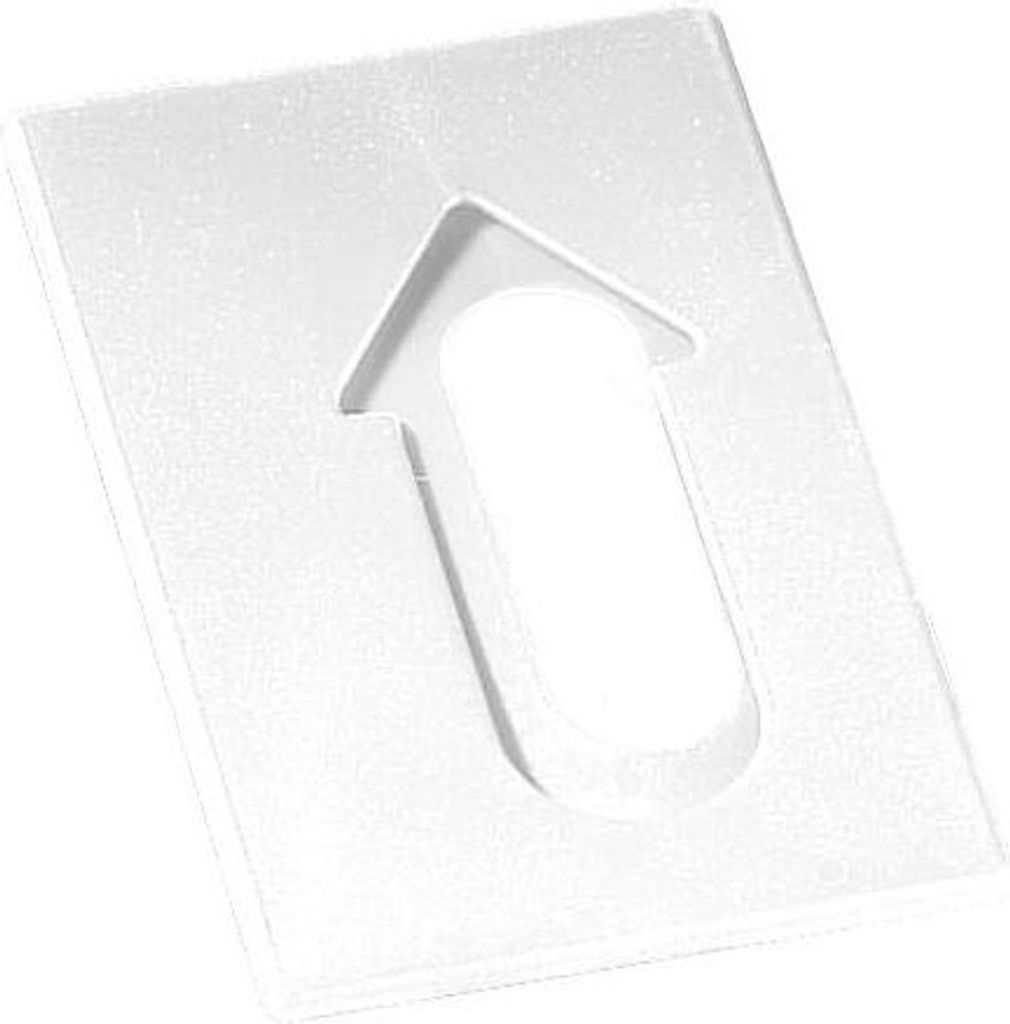 Kartenhülle "Plastic Card" Weiß