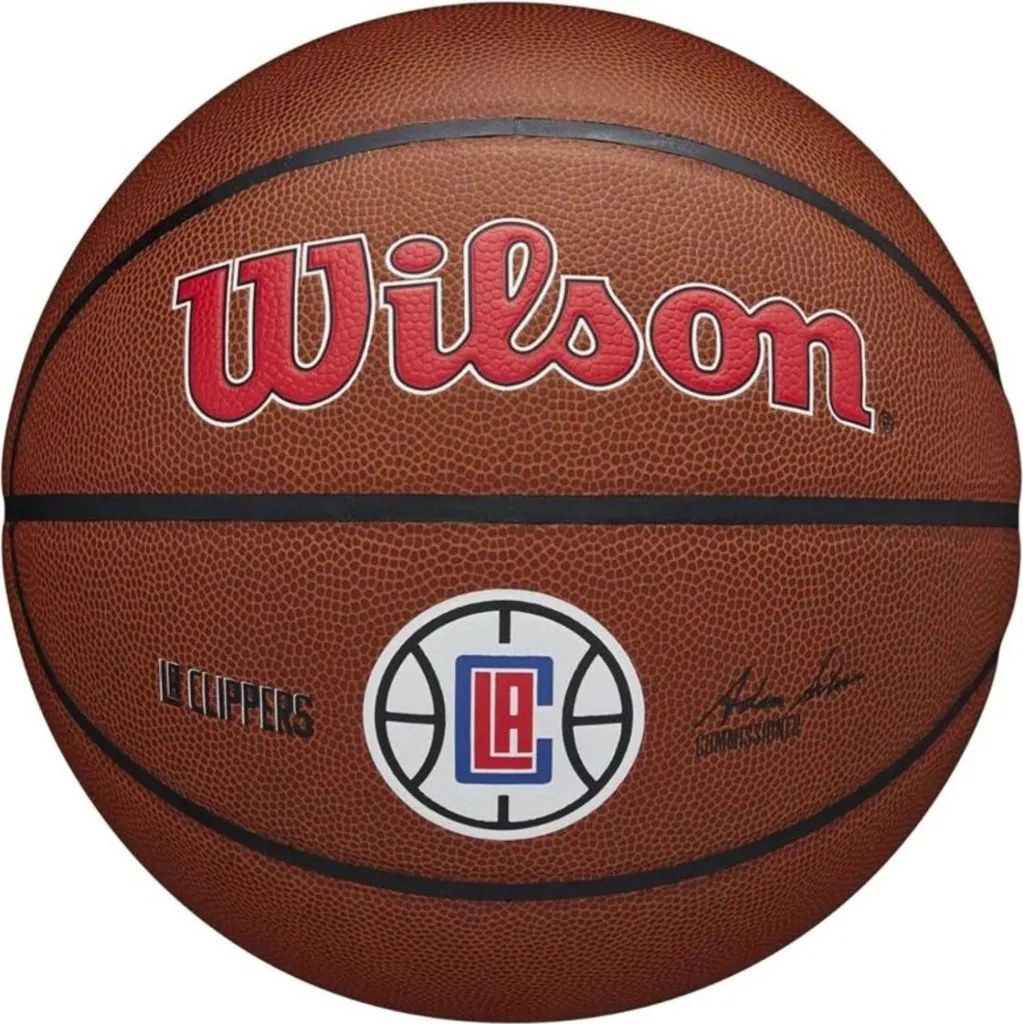 Ballon Wilson NBA Clippers au Grip Pure Feel et Rainures Pro WTB3100XBLAC