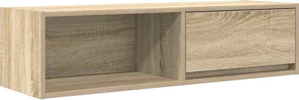 vidaXL TV-Schrank Sonoma-Eiche 100x31x25,5 cm Holzwerkstoff