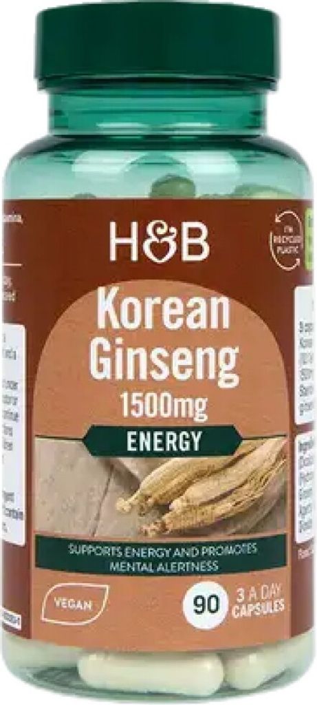 Holland And Barrett | Korean Ginseng 1500 mg