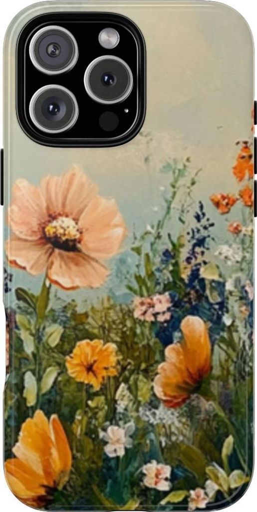 Blühende Wildblumenwiese – Hülle Kompatibel mit iPhone 16 Pro Max