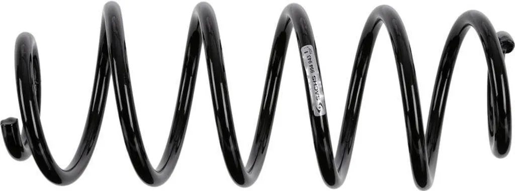 Ressort de suspension renforcé SACHS 994 943 en acier traité pour Jazz