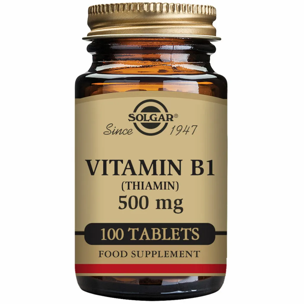Complément Alimentaire Vitamine B1 Solgar 500 mg - Thiamine d'Origine