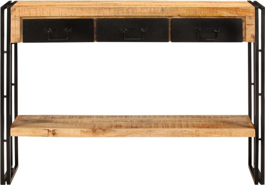 vidaXL Console tafel, 110x30x76 cm, massief mangohout Productafbeelding 