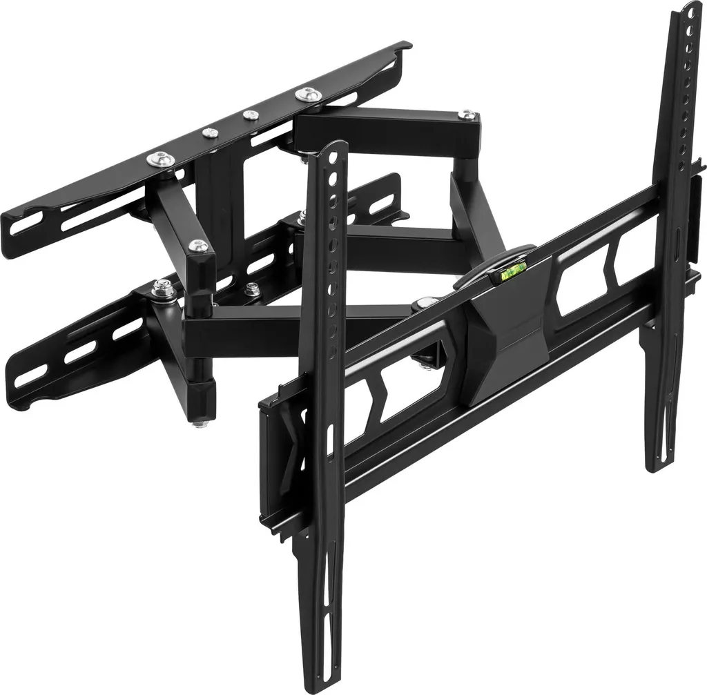 Support TV inclinable et pivotant 26-75 pouces, bras extensible noir